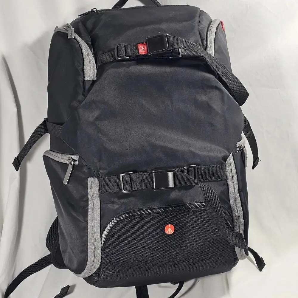 Manfrotto Travel Backpack Camera Bag Outdoor Photography Padded With Dividers
